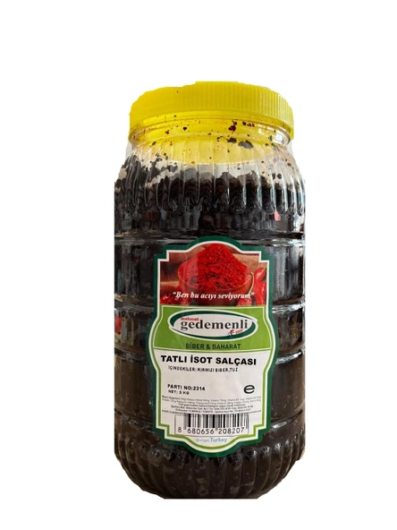 TATLI İSOT SALÇASI 3 KG ürün görseli