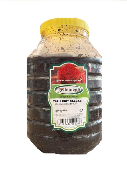 TATLI İSOT SALÇASI 5 KG ürün görseli