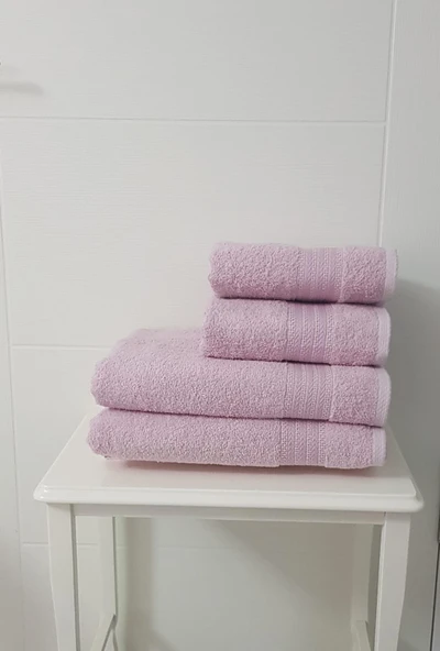 %100 Pamuk Havlu 2 li Set ( 1 Adet 70X140 Banyo Havlusu + 1 Adet 50X90 El Yüz Havlusu) - 8