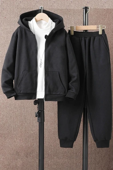 fermuarlı hırka eşofman takımı