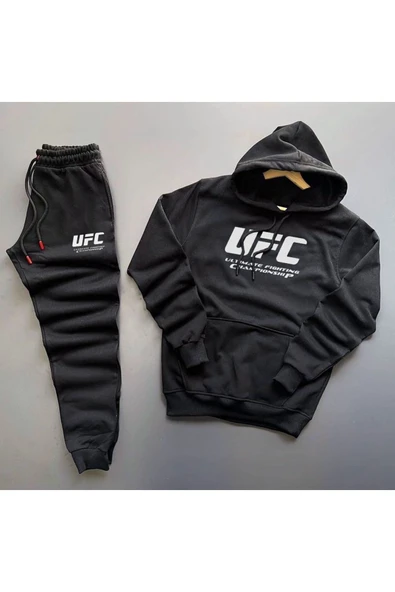 UFC Kanguru Sweatshirt Hoodie + Eşofman Kombin