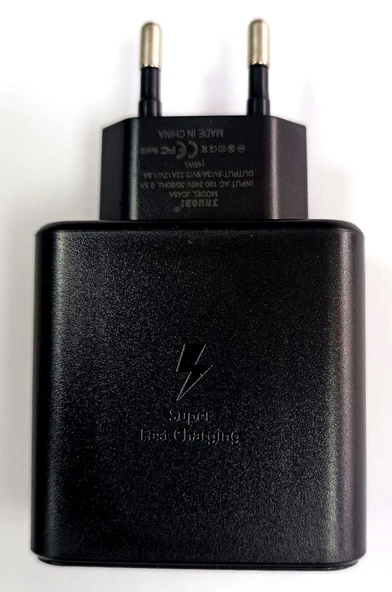 45w Type-c Şarj Cihazı Süper Hızlı Şarj Çift Uçlu Type-c Kablo Ve Adaptör Siyah - Resim 3