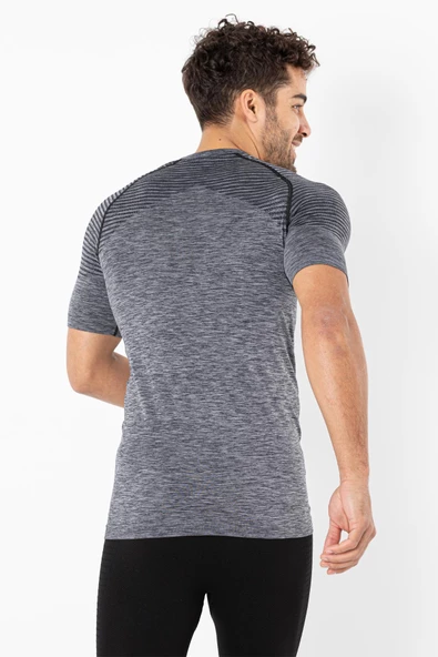 MioFit Erkek Active Melange Kısa Kollu Dikişsiz Spor Tişört - 7