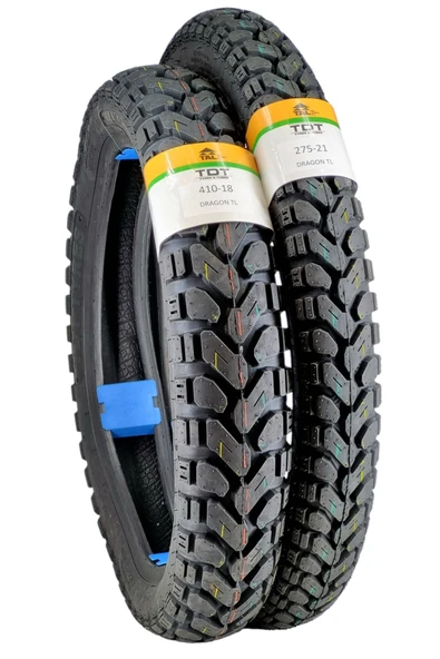 TDT TYRES 410-18 VE 275-21 TL (TUBELESS - DUBLEKS) LASTİK TAKIMI