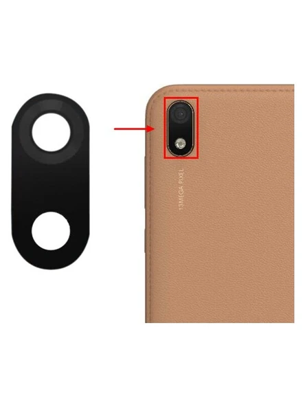 Huawei Y5 2019 Arka Kamera Camı Lens Yapışkanlı