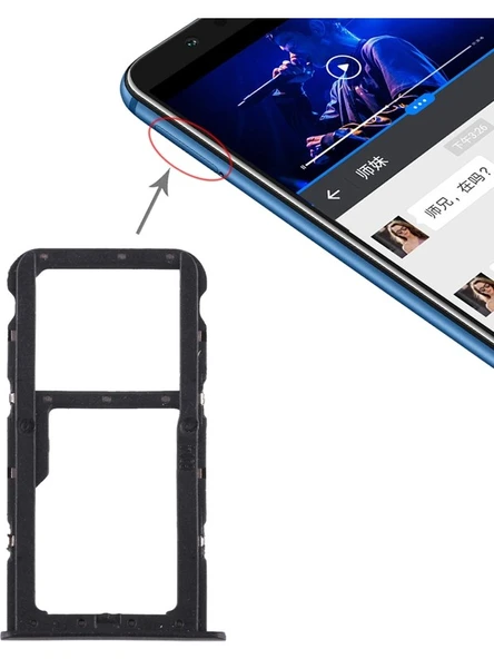 Huawei Honor Play 7x Için Tepsi + Mikro Sd Kart Tepsisi (Yurt Dışından) - Resim 6