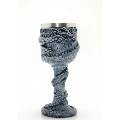 Periboia Ejderha Tasarımlı Paslanmaz Çelik Kadeh Bardak Model 1 ürün görseli