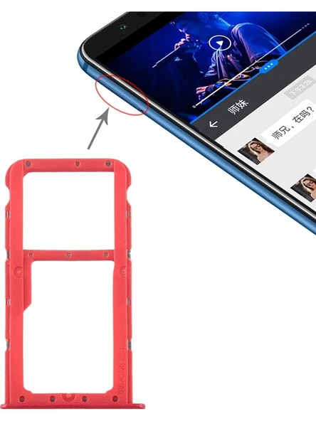 Huawei Honor Play 7x Için Tepsi + Mikro Sd Kart Tepsisi (Yurt Dışından)