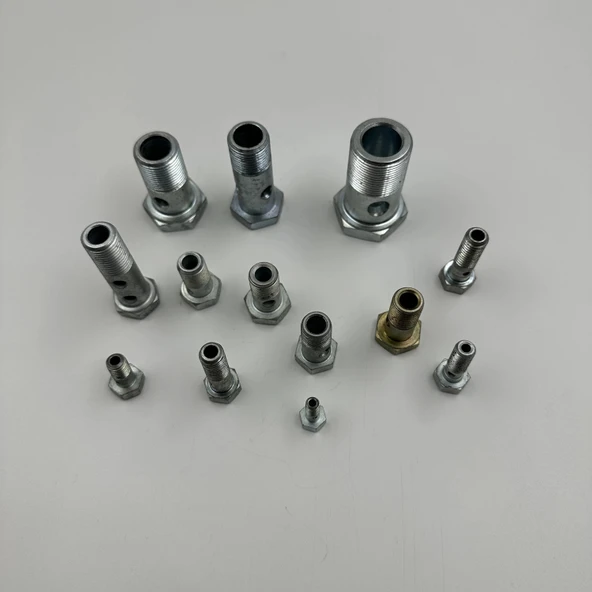 Delikli Mazot Civatası Orta M14x1 - Resim 3