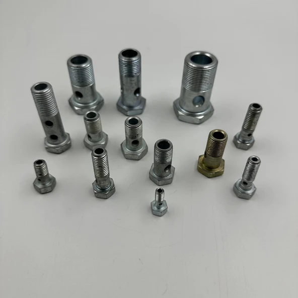 Delikli Mazot Civatası Kısa M14x1.5 - Resim 4