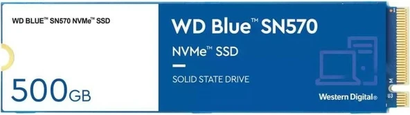 WD Blue SN570 500GB WDS500G3B0C 3500/2300MB/s M.2 2280 NVMe SSD