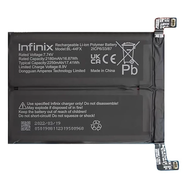 İnfinix Note 12 Vip Pil Batarya BL-44FX ürün görseli