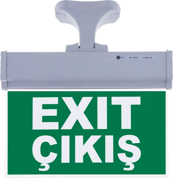 SG071-D2 Çift Yönlü Acil Yönlendirme Armatürü (Askı Aparatlı) Exit Çıkış TdrTR