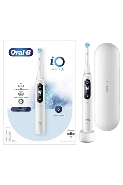 Oral-B iO 6 Şarjlı Diş Fırçası Beyaz - 2