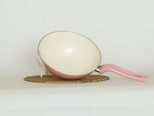 WOK TAVA 24 CM GÜLKURUSU - 2