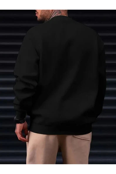 Sweatshirt California Baskılı Şardonlu ve Pamuklu yumuşak kalın ürün - 8