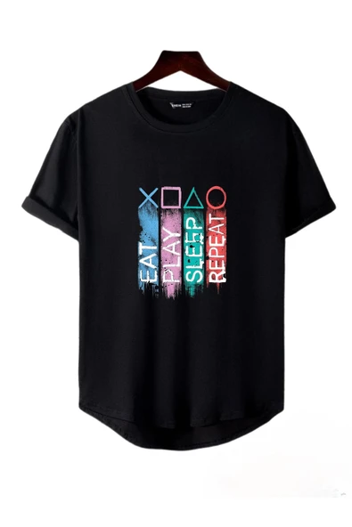 Yazı Baskılı Original Ünisex Yazlık T-shirt - 3