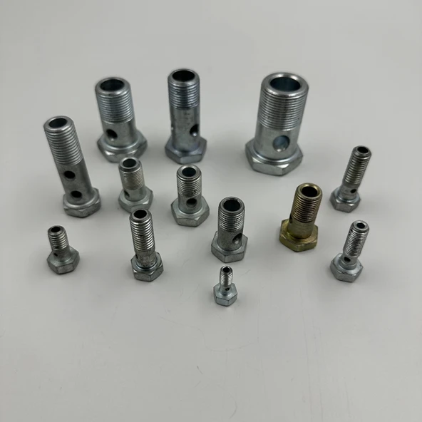 Delikli Mazot Civatası Orta M12x1 - Resim 4