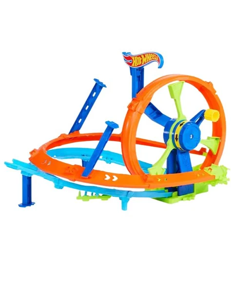 Hot Wheels Hızlı Fırlatma ve Döngü Parkuru Oyun Seti JBX65 - 2
