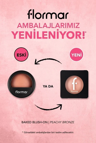 Işıltılı Fırınlanmış Allık - Baked Blush-On - 050 Peachy Bronze - 8682536051477 - 2