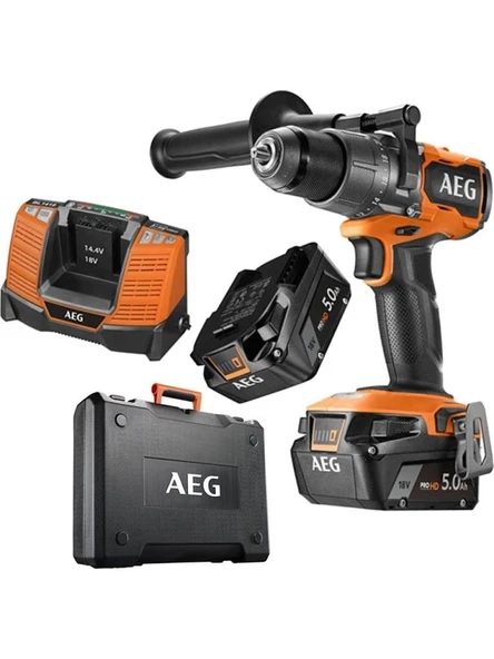 AEG BSB 18C3BL-502C 2X5Ah Akülü Darbeli Matkap