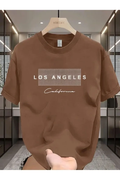 Los Angel CLF imza tasarım Baskılı özel Unisex Tshirt - 1