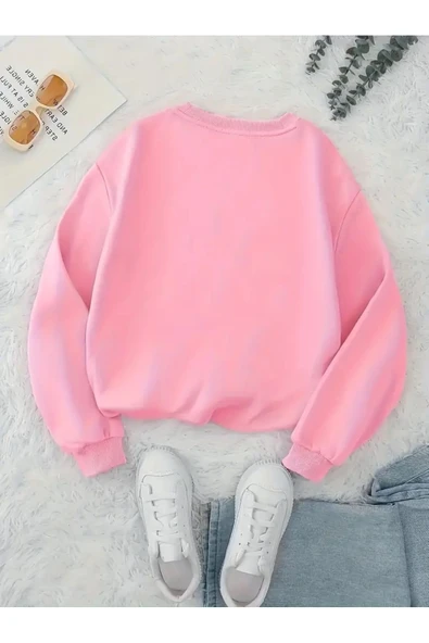 Eşofman Takımı NASA baskılı Unisex kışlık Kalın pamuklu Sweatshirt ve Eşofman altı 2' li set - Resim 2