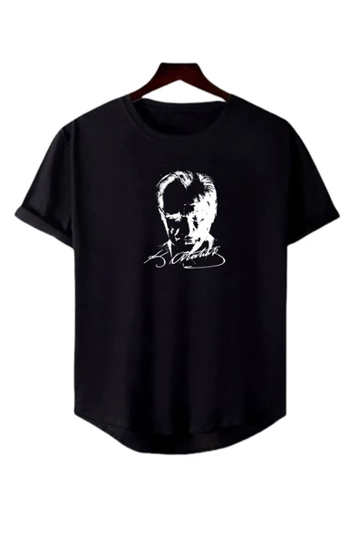 Atatürk Baskılı Original Ünisex Yazlık T-shirt ürün görseli