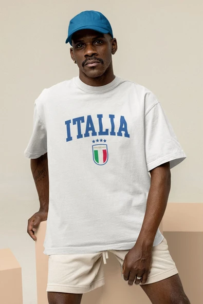 Italya Baskılı Oversize Tshirt - Resim 3