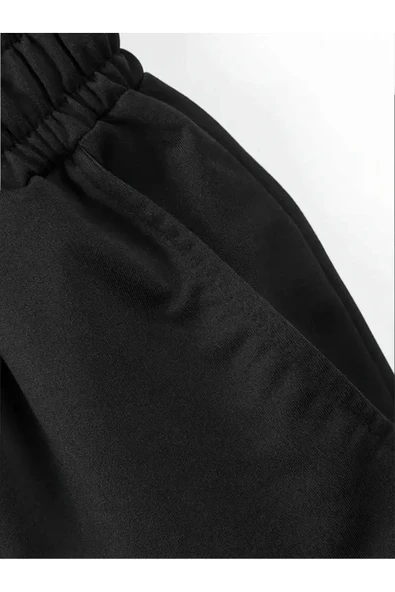 Eşofman Takımı NASA baskılı Unisex kışlık Kalın pamuklu Sweatshirt ve Eşofman altı 2' li set - Resim 6