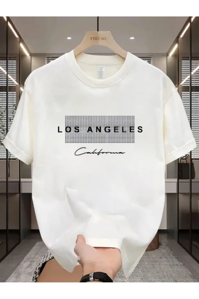 Los Angel CLF imza tasarım Baskılı özel Unisex Tshirt ürün görseli