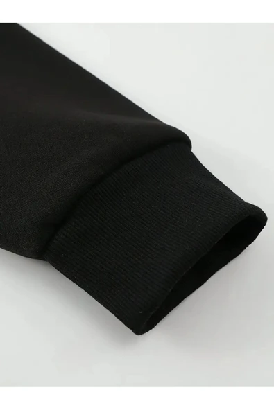 BMW Baskılı Original Ünisex Kışlık Sweatshirt ve Eşofman Altı 2 li Set Combin Takım - 4