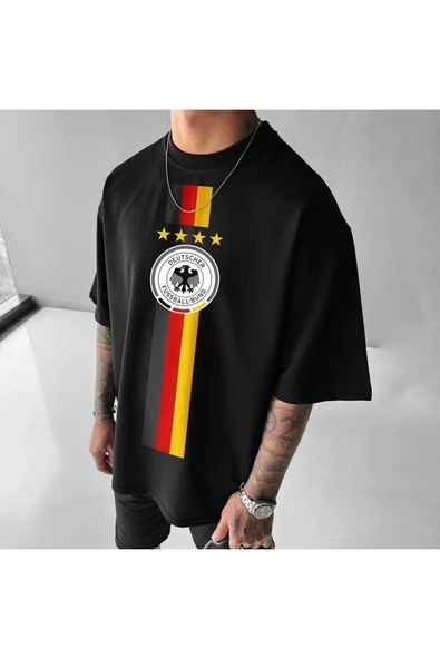 Almanya milli takım  tasarım Baskılı özel Unisex Tshirt ürün görseli