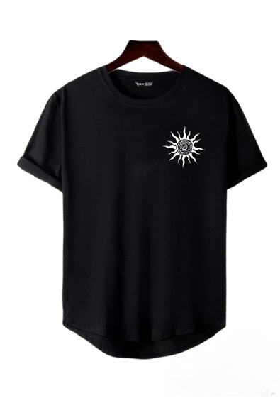 Güneş Baskılı Original Ünisex Yazlık T-shirt - 2