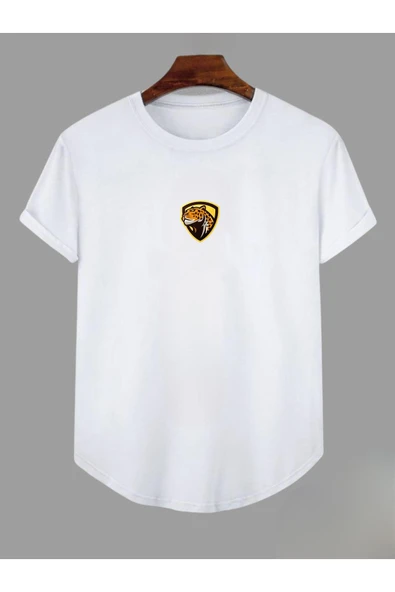 Leopar Baskılı Original Ünisex Yazlık T-shirt - 7