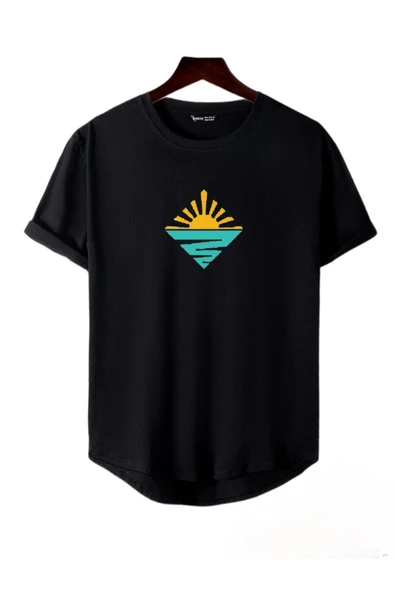 Deniz Baskılı Original Ünisex Yazlık T-shirt - Resim 8