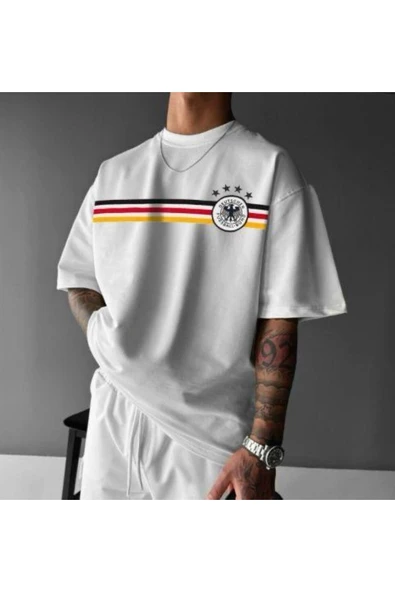 Almanya milli takım  tasarım Baskılı özel Unisex Tshirt - 2