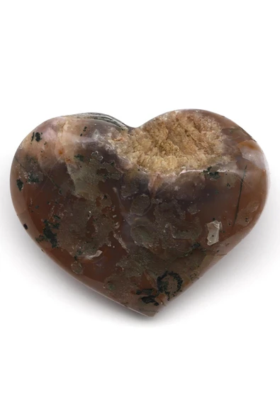 Ametist Doğal Taş Kalp - Resim 2