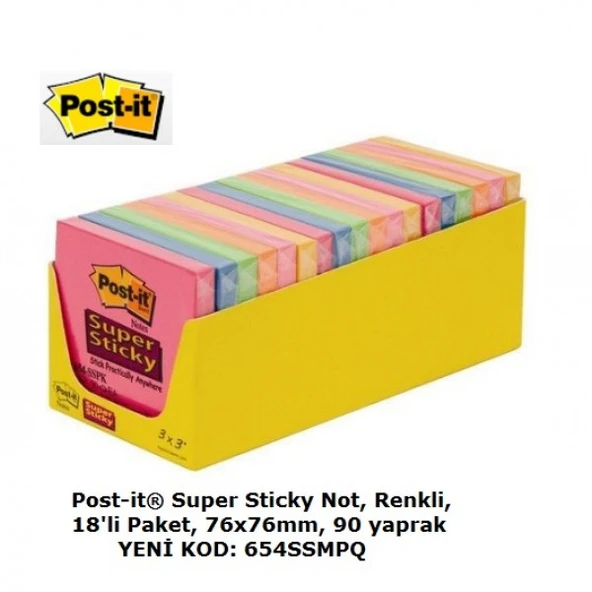 3M Post-İt  76X76 90 Etiket - 10