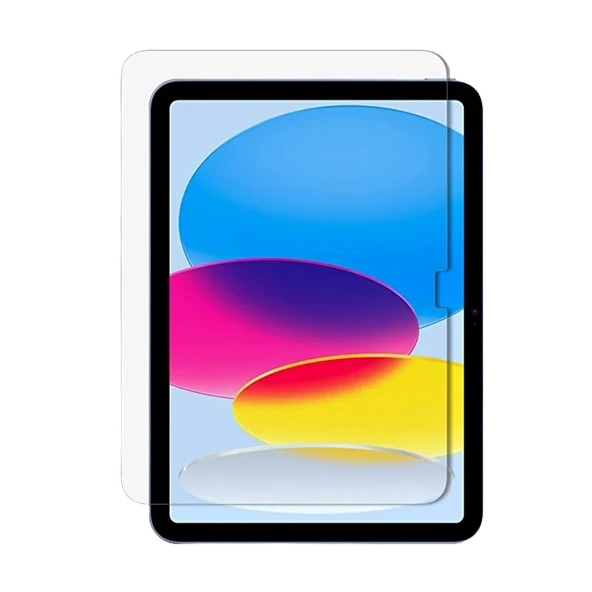 iPad 10. Nesil 10.9'' Ekran Koruyucu - 9H Temperli Cam, Çizilmez, Ultra Şeffaf - 8