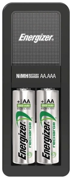 Energizer Mini Şarj Cihazı + 700 mAh AAA 2'li Şarj Edilebilir Pil - 2