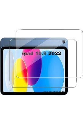 iPad 10. Nesil 10.9'' Ekran Koruyucu - 9H Temperli Cam, Çizilmez, Ultra Şeffaf - 4