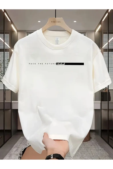 Face To Future Baskılı Oversize Tshirt ürün görseli