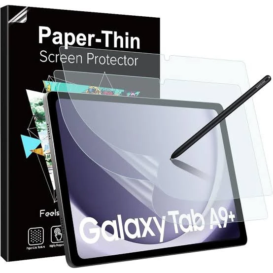 Samsung Galaxy Tab A9 Plus 11'' Ekran Koruyucu - 9H Temperli Cam, Çizilmez, Ultra Şeffaf - 6