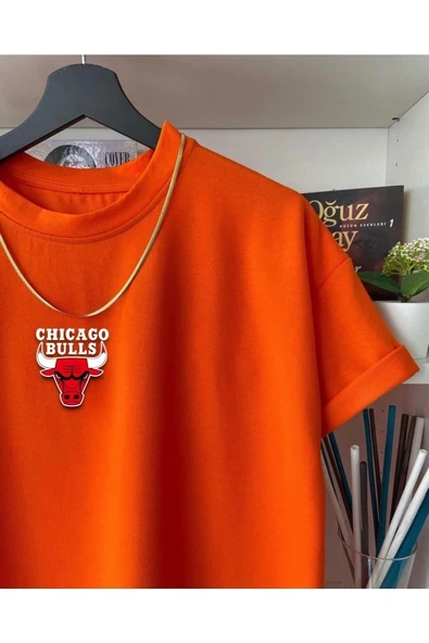 Yeni Sezon Trend Oversize Bulls Baskılı Rahat Kesim T-shirtler - 2