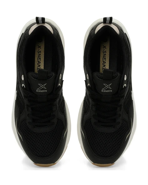 Kinetix Prestige Tx W 5Fx Kadın Siyah-Altın-Beyaz Sneaker Ayakkabı - 6