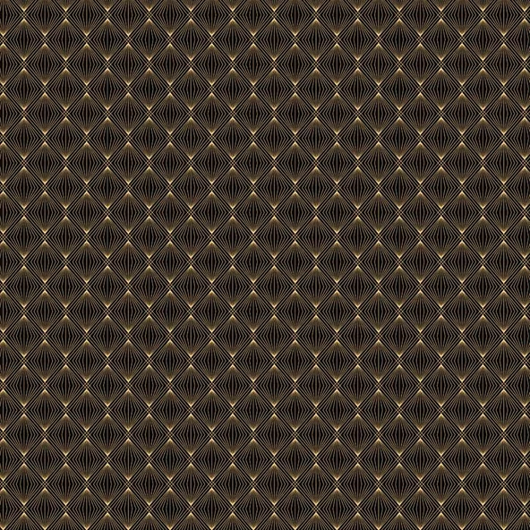 3 Boyutlu Siyah Altın Duvar Kağıdı - Resim 7