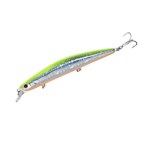 Fujin Z-Bass Minnow 125F 21gr Maket Balık  235 Green Cheeks - Resim 6