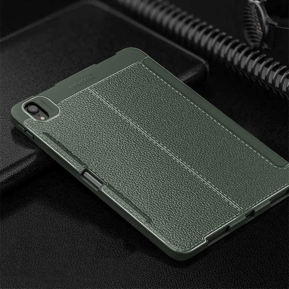 İpad Air 11 2024 / İpad Air 10.9 2022 (5.Nesil) / İpad Air 10.9 2020 (4.Nesil) / İpad Pro 11 2018 Tablet Kılıfı Deri Görünümlü Şık Tasarım Tablet Kılıfı - Resim 11