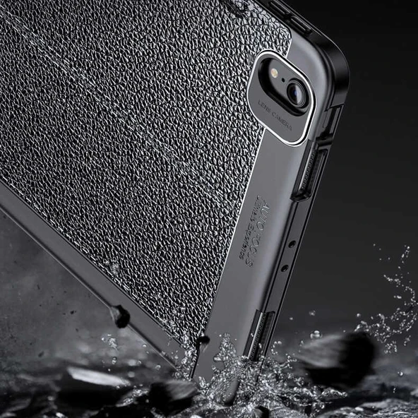 İpad Air 11 2024 / İpad Air 10.9 2022 (5.Nesil) / İpad Air 10.9 2020 (4.Nesil) / İpad Pro 11 2018 Tablet Kılıfı Deri Görünümlü Şık Tasarım Tablet Kılıfı - Resim 6